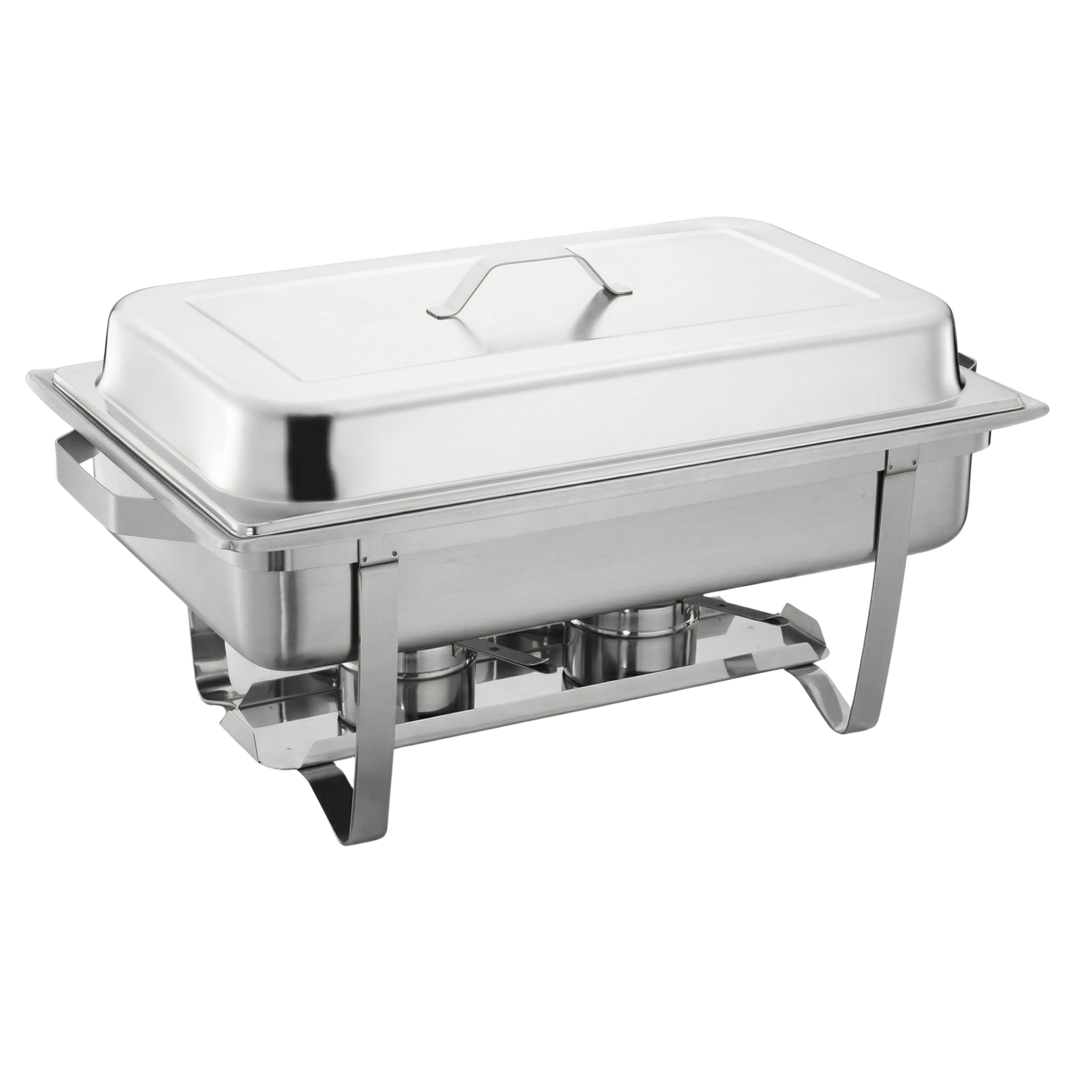 Chafer bufetera inserto entero de acero inoxidable