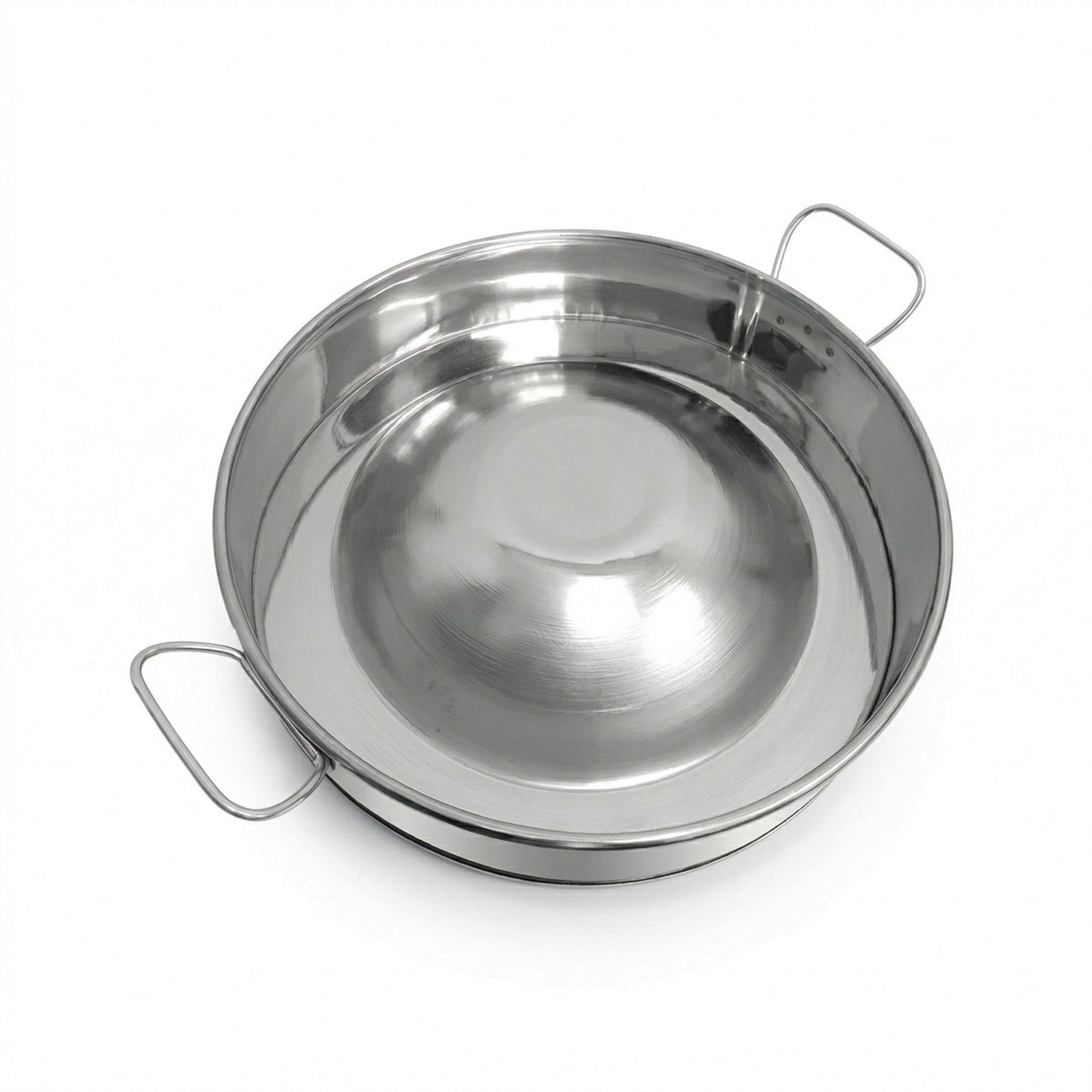 Choricera comal con bola fabricado en acero inoxidable