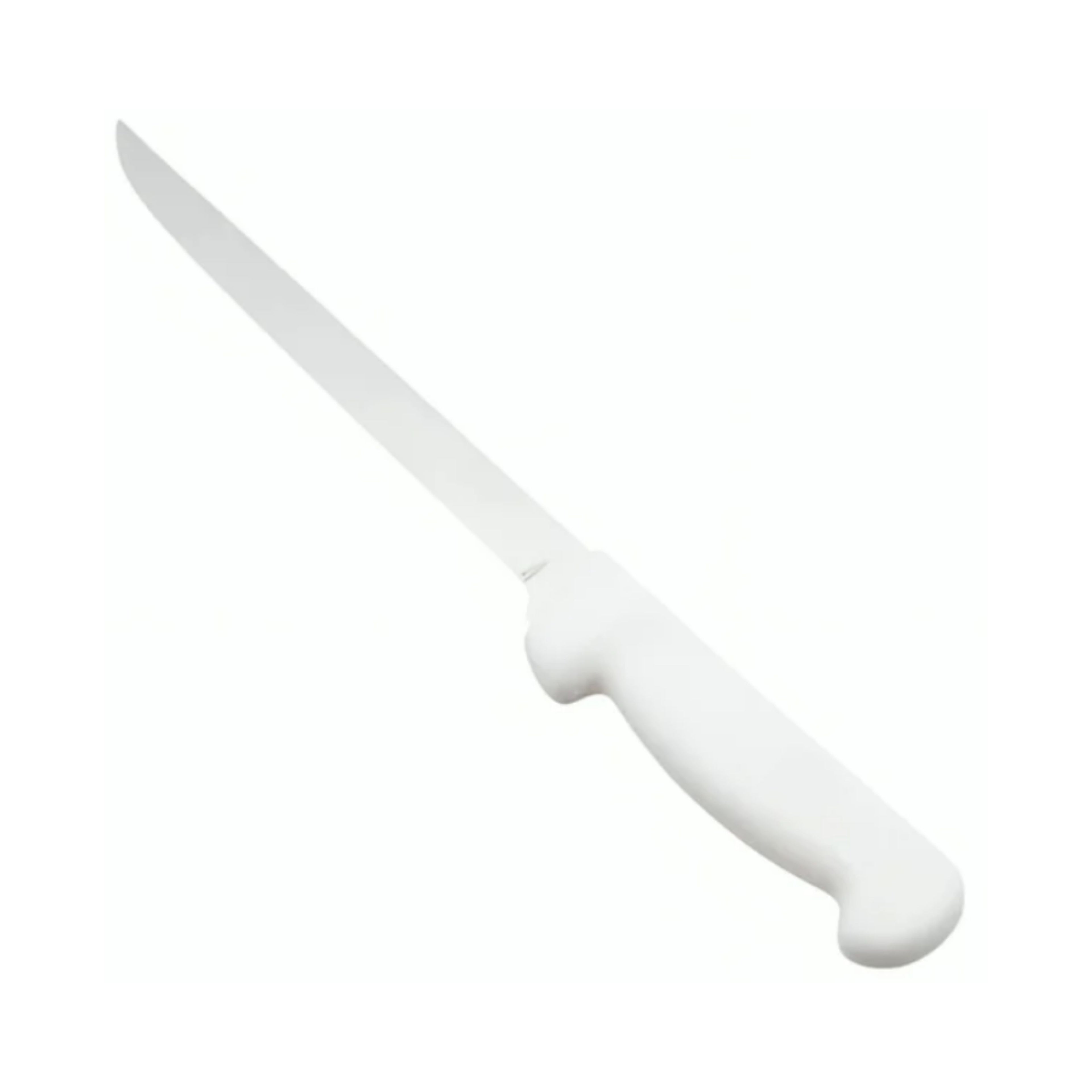 Cuchillo filetero blanco en acero inoxidable
