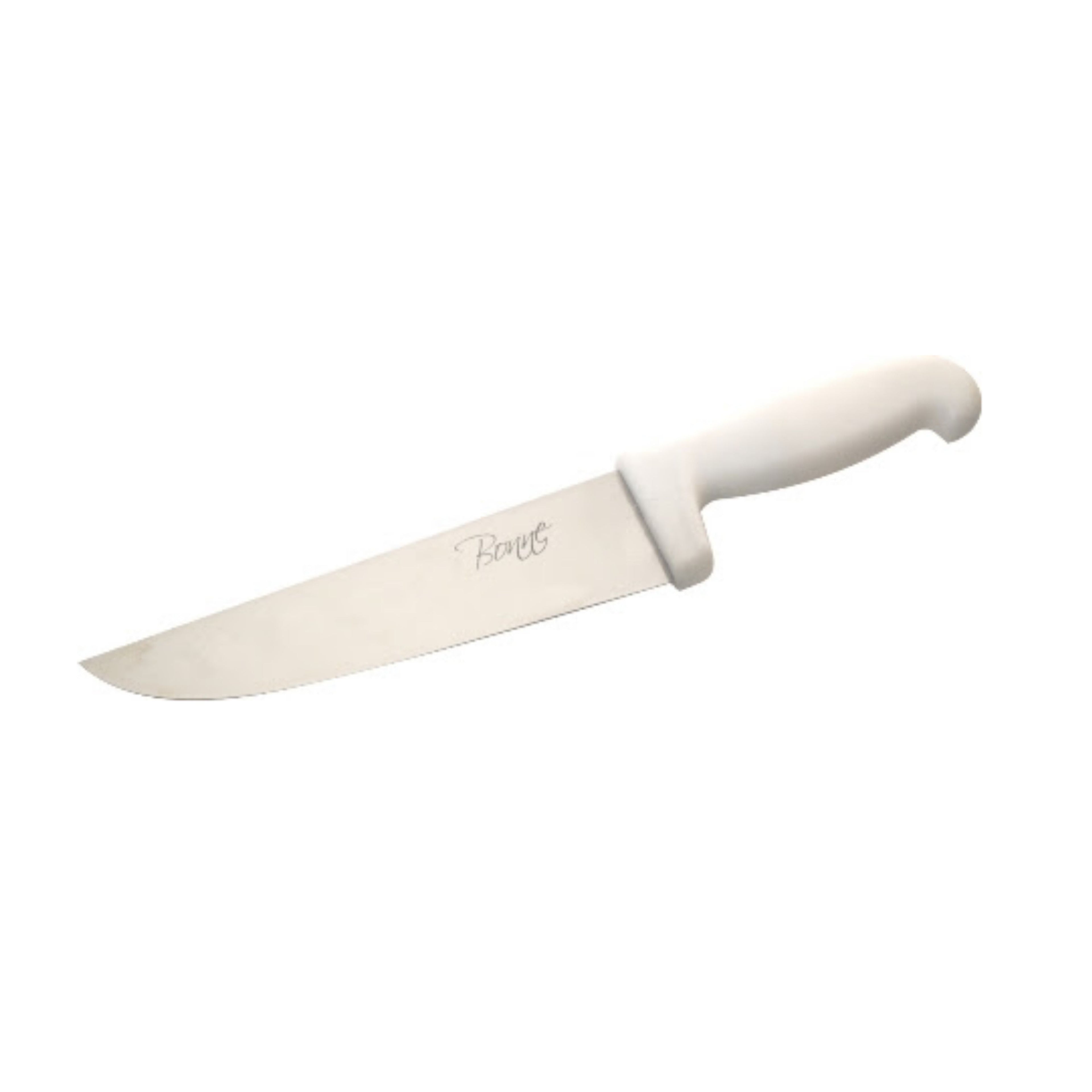 Cuchillo bistecero curvo en acero inoxidable
