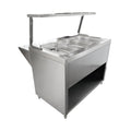 Mesa fria fabricada en acero inoxidable
