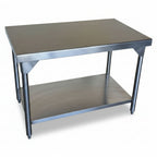 Mesa de trabajo de acero inoxidable isla